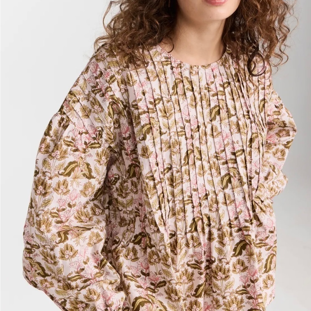 Meadows Fig Top in Botanical Print